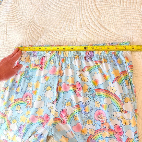 Retro Care Bears Women XL Favorite Bears Pose Pajama Pants Set Kidcore Nostalgic - Picture 14 of 15
